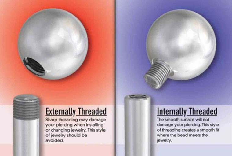 Pros and Cons of Internal and Externally Threaded Body Jewelry