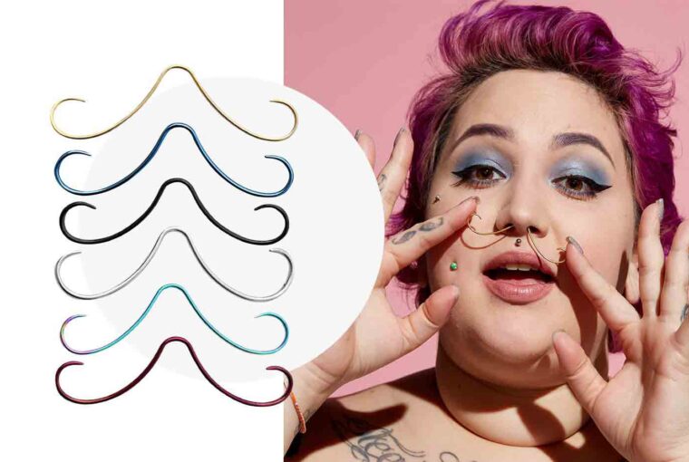 Septum Mustache Jewelry