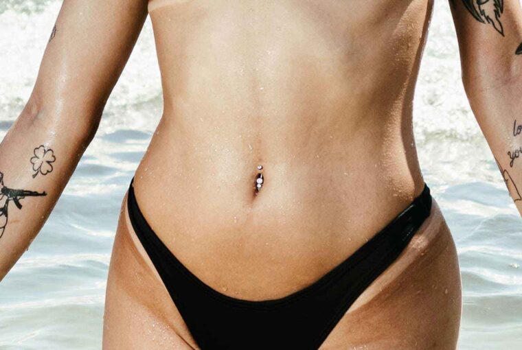 Navel Piercing Healing Process - body jewelry
